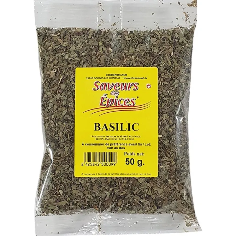 Panier Express Basilic entier séché - 50g Online
