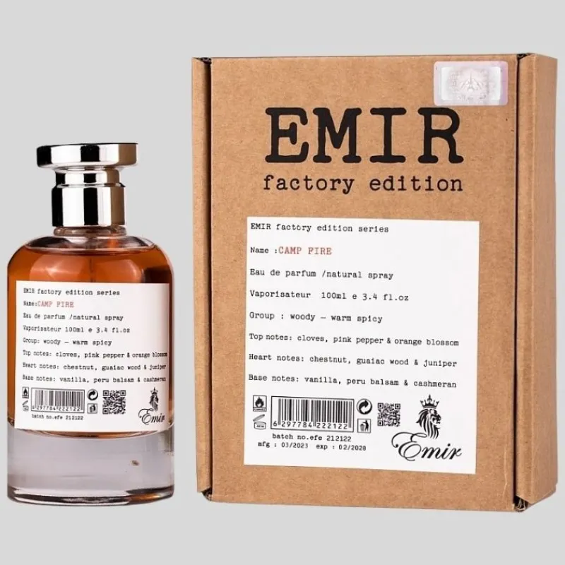 Panier Express Camp Fire Emir Factory Edition 100ml Eau de Parfum Cheap