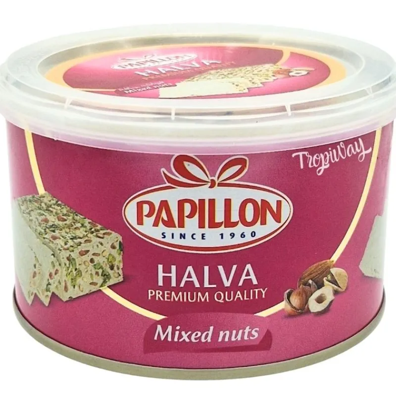 Panier Express Chamia Halva aux Fruits secs - Papillon - 350g - boite métallique - Tunisie Flash Sale