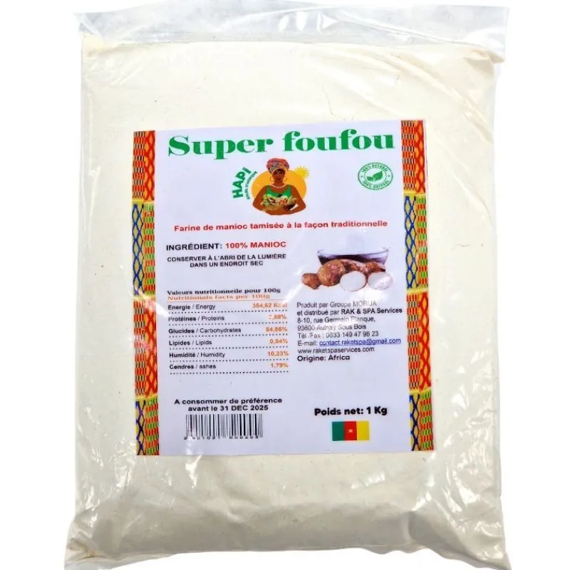 Panier Express Farine de manioc | 1kg | Bonfoufou Fashion
