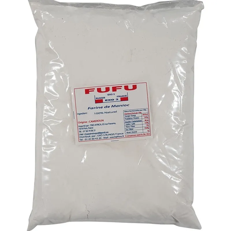 Panier Express Farine de manioc | 1kg | Bonfoufou Fashion