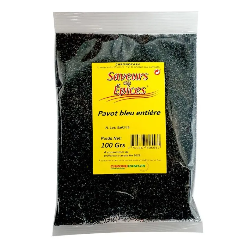 Panier Express Pavot bleu entier 100g Cheap
