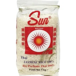 Panier Express Riz long parfumé | Thai Hom Mali 1kg | Sun Brand Clearance