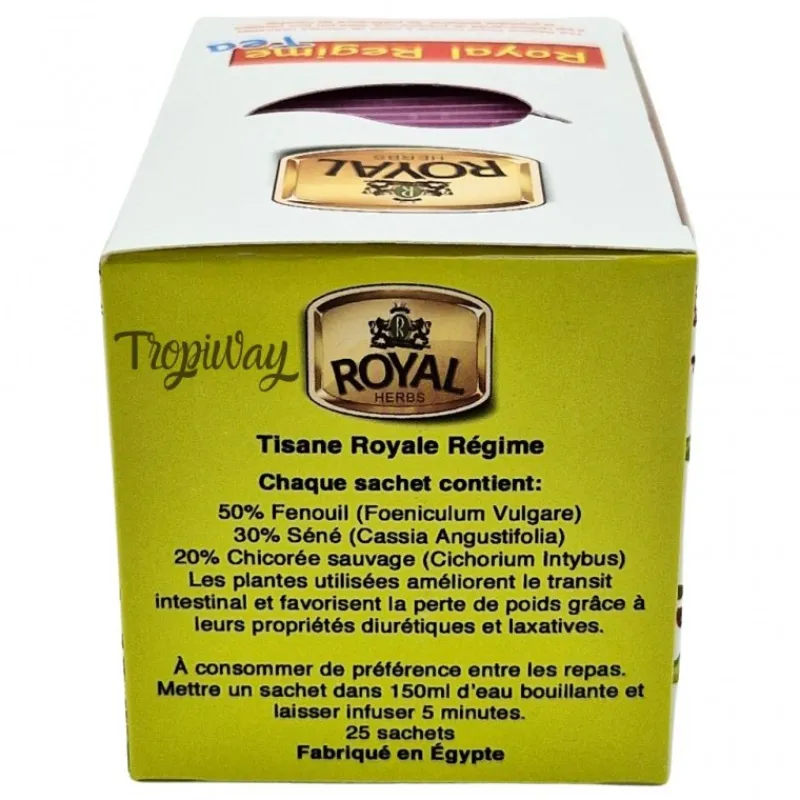 Panier Express Royal Regime Minceur - 25 Sachets x 2g | Solution Naturelle pour une Perte de Poids Saine Sale