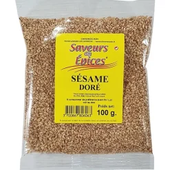 Panier Express Sésame doré - Saveurs des épices - 100g - Clearance