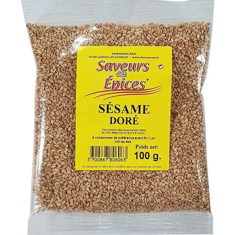 Panier Express Sésame doré - Saveurs des épices - 100g - Clearance