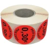 Panier Express Stickers promotionnel adhésif | 0,30€ | Autocollant soldes | Rouleau de 1000 étiquettes Hot