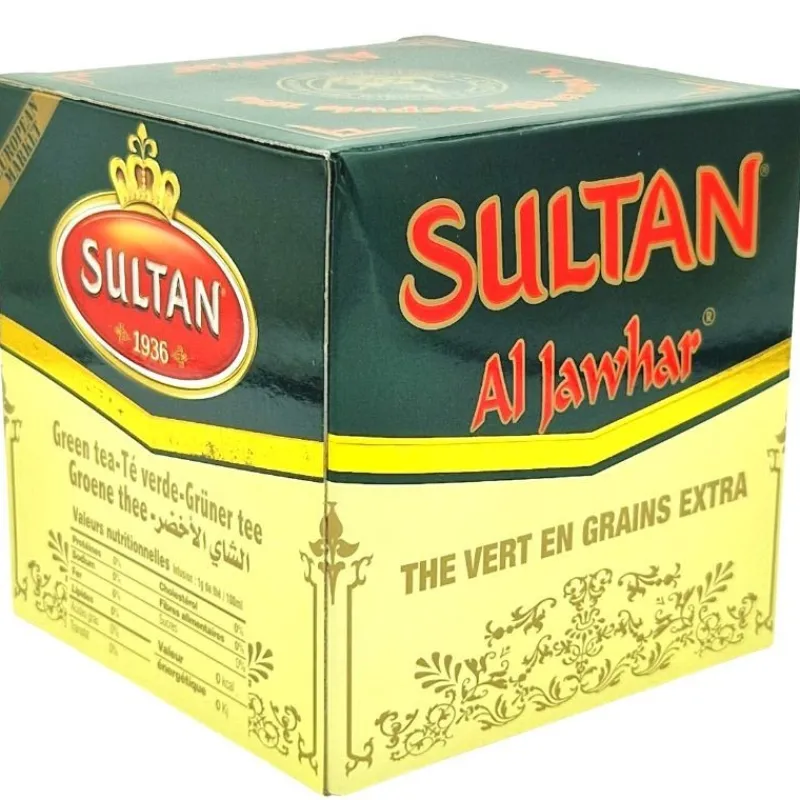 Panier Express Thé vert en grains | Al Jawhar | 200g | Sultan Hot